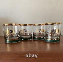 Set of 4 Very Rare Limited Edition Santa Anita Park Whiskey Glasses