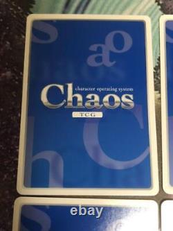 Signed Chaos TCG D. C3 4 piece set DC-640 etc JPN Card Game Bushiroad -Very Good