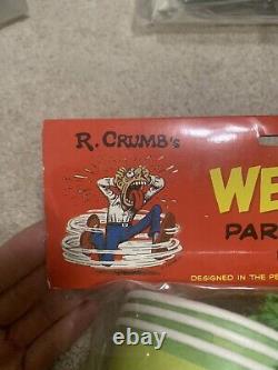 Signed R Crumb very rare weirdo party kit set of six hats cups plates unused