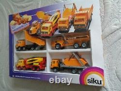Siku 6316 Building truck set, very rare, circa 1990/91, VGC boxed