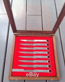 Snap On Tools Collectable Wrench Handle Knife Set Award 8pc VERY LIMITED RARE