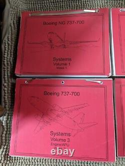 Southwest Airlines Boeing 737 SYSTEMS Training Manuals SET OF 6. VERY RARE