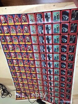 Star Wars 1977 Uncut Sticker Sheet Set TOPPS VERY RARE 132 Stickers In Total