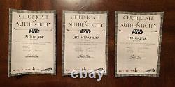 Star Wars Florey Original Trilogy Prints COMPLETE SET VERY RARE