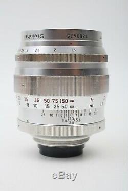 Steinheil 75mm f1.5 Culminon M42 universal Screw Mount 75/1.5 Lens Set+VERY RARE