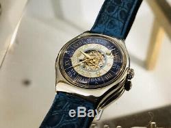 Swatch watch SAZ101 Tresor Magique Solid Platinum Case Very Rare Watch Set