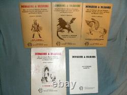 THE ORIGINAL 1974 TSR DUNGEONS & DRAGONS WHITE BOX SET (VERY RARE and EXC!)
