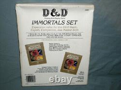 TSR 1st Ed DUNGEONS & DRAGONS SET 5 IMMORTALS RULES (COMPLETE and VERY RARE!)