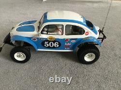 Tamiya Sand Scorcher XB Pro Body set with a chassis Used! Very Rare