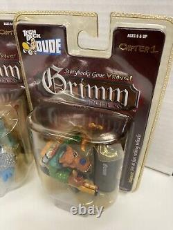 Tech Deck Dude GRIMM Chapter 1 COMPLETE SET OF 6 VERY RARE Plus 2 Extra