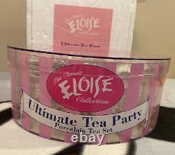The Classic Eloise Collection Ultimate Tea Party Porcelain Tea Set! Very Rare