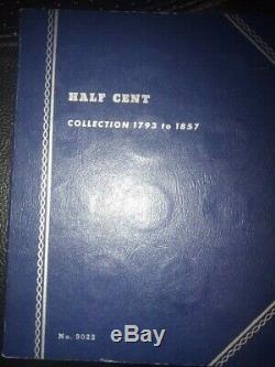 US Half Cent Complete Set 1793-1857 very rare