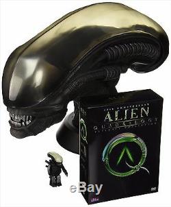 USED Alien Quadrilogy 25th Anniversary Head Figure DVD Set From Japan Very RARE