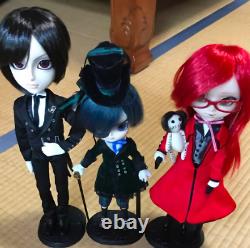 Used Pullip Groove Kuroshitsuji Ciel Black Butler Very Rare Doll Figure 3 Set