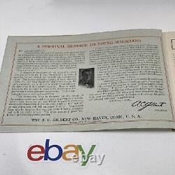 VERY RARE 1917 Gilbert's Mysto Magic (Exhibition Set) No. 2004 With Instructions