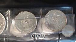 VERY RARE 1969 REPUBLIC OF GUINEA 9 COIN Silver PROOF SET OF COINS W DISPLAY/COA