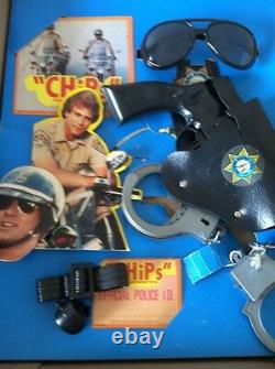 VERY RARE 1977 HG Toys CHIPS California Highway Patrol Police Set PLAYSET