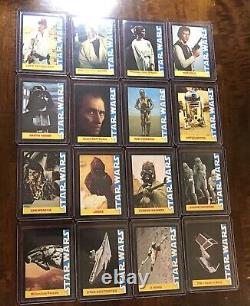 VERY RARE 1977 STAR WARS WONDER BREAD 20th CENTURY FOX-Complete Set 16 Cards