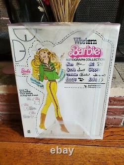 VERY RARE! 1980 VINTAGE Western Barbie Dresser Set With Autographs