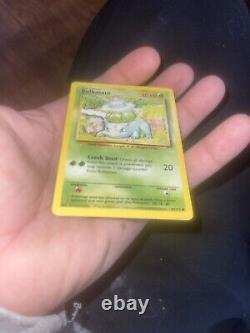 VERY RARE 1995 96 98 Base Set 1999 Pokemon 1st Edition Bulbasaur Mint