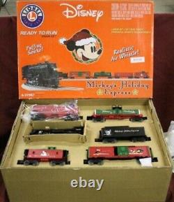 VERY RARE 2004 Mickey's Christmas Express Lionel Train Set LE1000 UNOPENED