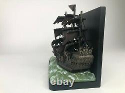 VERY RARE 2006 Disney Pirates of the Caribbean Bookends Set MINT CONDITION