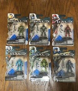 VERY RARE Complete Set of Series 1 Halo Mega Bloks Hero Figures