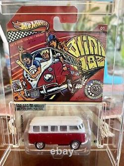 VERY RARE Custom Blink 182 Hot Wheels set withFIRST DATE AND ROCK SHOW VAN