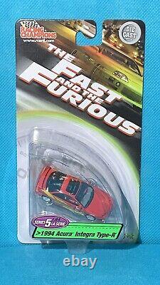 VERY RARE Racing Champions The Fast And The Furious Series #5 Set (6 Cars)