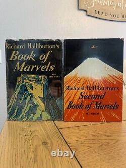 VERY RARE Richard Halliburton's Book of Marvels 1937 BOX SET