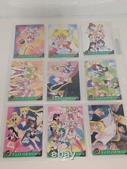 VERY RARE Sailor Moon Vintage 90s Prism Sticker Holographic Card Set 1-45