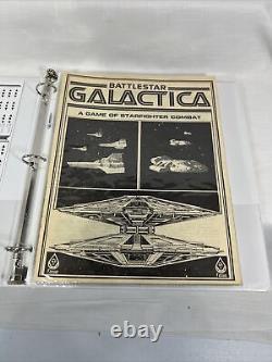 VERY RARE Vintage 1979 BATTLESTAR GALACTICA Starfighter Combat Game Set By FASA