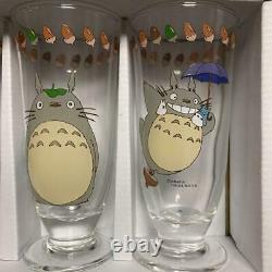 VERY RARE set of 5 Glass Cups Made in JAPAN Totoro Ghibli hayao miyazaki new