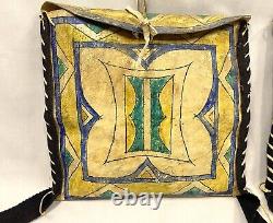 VERY RARE set of Sioux Parfleche Bags, circa early 1900's