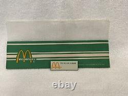 VTG McDonald's 1970s Men's Green Uniform 5 piece Set VERY, RARE GREAT SHAPE