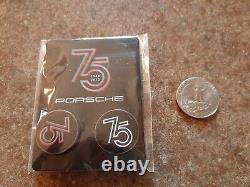 Very Exclusive Rare Porsche 911 + Taycan Launch Party Collectables 75th Pin Set