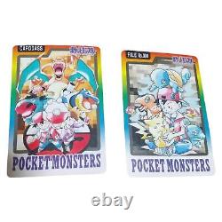 Very GOOD Set Special Carddass Checklist File 000 Bandai 1997 Japanese Pokemon