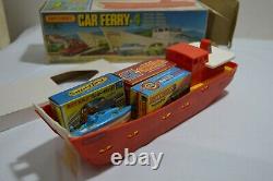 Very RARE Vintage 1977 Matchbox Superfast Gift set G-17 Car Ferry Set Complete