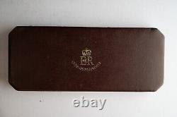 Very Rare 1953 UK Elizabeth II Crown to Farthing 10 Coin Boxed Proof Set
