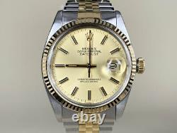 Very Rare 1983 Rolex Oyster Perpetual DateJust PATINA Watch 16013 in FULL SET