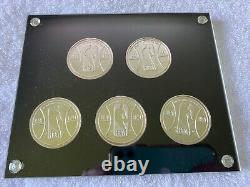 Very Rare 1990-91 Portland Trail Blazers 1 Troy Oz. Silver Coins Set. 53 of 500