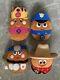 Very Rare 1997 Mcdonald's Mcnugget Buddies Food Set Of 4 In Amazing Condition