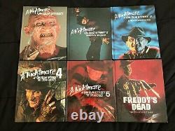 Very Rare! A Nightmare On Elm Street Complete Six Book Set. Non-Library. VG