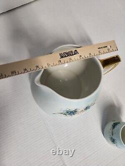 Very Rare Antique Limoges France Handpainted Lemonade Coffee Tea Set Pot & Cups