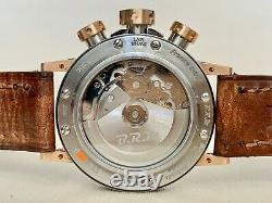 Very Rare B. R. M 18K Rose Gold V8 Chronograph Gold Collection Watch in FULL SET