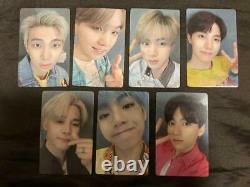 Very Rare BTS Japan Official 7 Photo card set Lights / Boy With Luv Limited JP