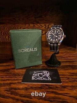 Very Rare Borealis Estoril 300 V1 Blue Dial Automatic Divers Watch Box Set
