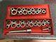 Very Rare Britool 1/2 Drive A/f And Whit Ringed Crowsfoot Spanner Set Collectors