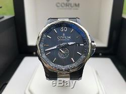 Very Rare Corum Admiral's Cup Legend 42 PVD Limited Watch 395.101.30 FULL SET