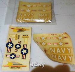 Very Rare Early Revell Gift Set'53 3 American Jet Fighters F-94c, F-7, F-9
